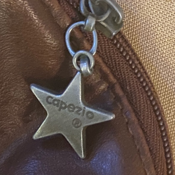 Capezio Brown Purse with Gold Accents - Picture 4 of 10